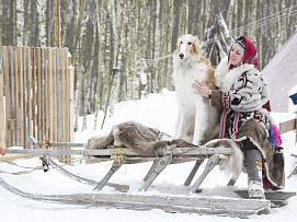 Фотосъёмка с животными в одежде народов Севера, портфолио фотографа Сергея Рыжика, Rijik.ru