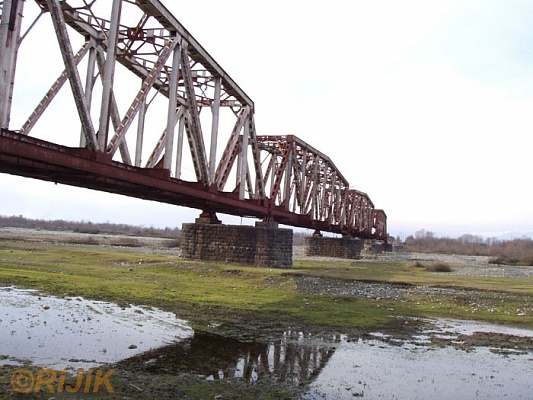 Мост через речку Ингири, портфолио фотографа Сергея Рыжика, Rijik.ru
